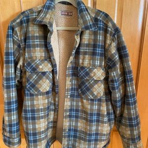 Fleece shirt/jacket with Sherpa lining